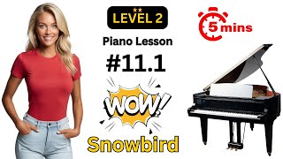 Easy Piano Songs  Level 2  Lesson 111  Songbird  Free Sheet Music  See Link Below [upl. by Naitsabas673]