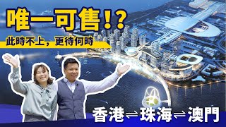 珠海【世茂港珠澳口岸城】｜人工島上唯一可售項目｜步行過關去澳門｜45分鐘返香港｜海景靚到冇得彈🌊👍👍 [upl. by Ecydnarb]