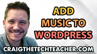 How To Add Music Or Audio Files To Wordpress Posts [upl. by Sashenka]