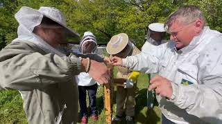 Binder unterhält Der Schwarm geht ab  Jupp  imker beelife bienen imkerei imkern [upl. by Reamonn]