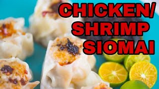 Chickenshrimp siomai [upl. by Yrolam]