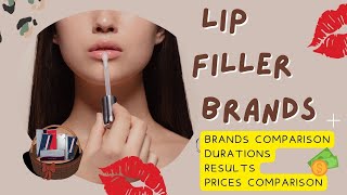 FULL GUIDE to Lip Filler Brands Durations  Prices  Efficacyamp Safety Expected RESULTS [upl. by Aziaf485]