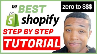 The Best Shopify Tutorial For Beginners 2023  How To Create A Dropshipping Store With No Money [upl. by Nahbois]