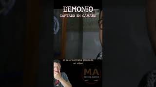 demonio captado en camara paranormal miedo aterrador [upl. by Ainos]