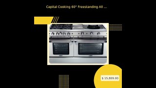 Capital Cooking 60quot Freestanding All Gas Range With Liquid Propane Gas [upl. by Eldrida]