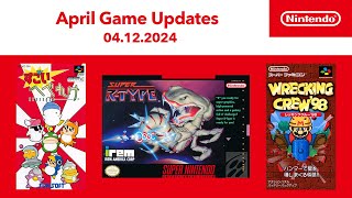 Super NES – April 2024 Game Updates – Nintendo Switch Online [upl. by Amsirak559]