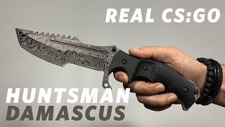 REAL CSGO KNIVES  Huntsman  Damascus  KNIFY [upl. by Aij127]