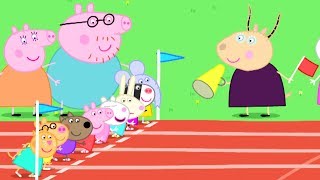 Peppa Pig Nederlands Compilatie Nieuwe Afleveringen  Sportdag  Tekenfilm  Peppa de Big [upl. by Athalee]