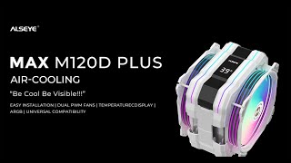 Hot CPU Cooler M120D PLUS With Temperature Display [upl. by Fleck]