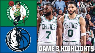 2024 NBA Finals Game 3 Boston Celtics vs Dallas Mavericks  Full Game Highlights  NBA on ESPN [upl. by Dranrev]