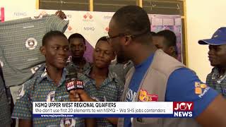 NSMQ Upper West Qualifiers We dont use first 20 elements to win NSMQ  Wa SHS jabs contenders [upl. by Ahen]