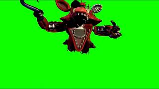 Five Nights at Freddys 2 Foxy Jumpscare Green Screen [upl. by Anos]