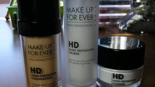 Make Up For Ever High Definition Products Review [upl. by Neelasor]