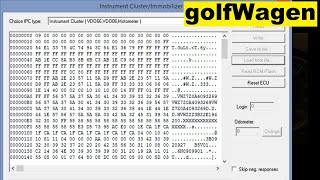 VAG KCAN Commander write eeprom [upl. by Tildi]