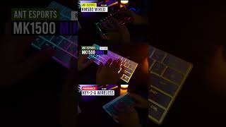 Top 3 Budget Keyboards SOUND TEST  Ant Esports MK1500 Mini vs KM580 vs Portronics Key2A shorts [upl. by Parshall]