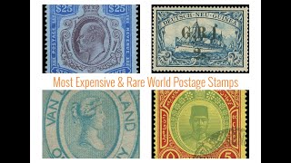 Most Expensive amp Rare World Postage Stamps [upl. by Os887]