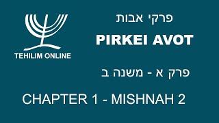 Pirkei Avot 1  Mishnah 2  פרקי אבות א  משנה ב [upl. by Worthy]