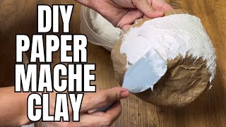 How To Make Paper Mache Clay In Minutes [upl. by Leonard172]