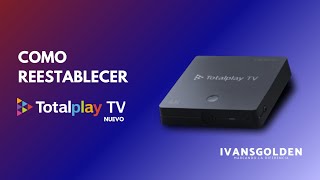 COMO REESTABLECER NUEVO TOTALPLAY TV STB [upl. by Surovy]