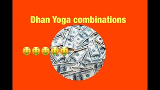 Dhan Yoga in astrology  Rich or money Yoga combination Lakshmi Yoga [upl. by Jurgen]