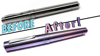 How To Anodize A Titanium Fountain Pen Ensso Italia [upl. by Collins]