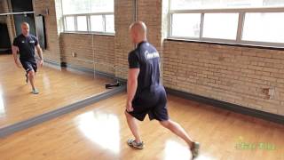 Exercise Technique  Reverse Lunge [upl. by Imeon]