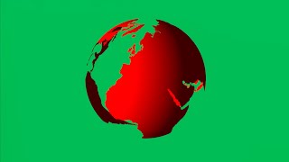 Green Screen World Map Animation  4K  Global Kreators [upl. by Ayatnahs241]