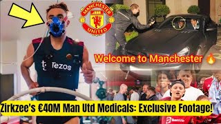 BREAKING🚨 Zirkzee Completes✅️ €40M Manchester United Medicals💯 – Exclusive First Look🔥 [upl. by Anotal]