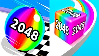 Ball Run 2048 VS Jelly Run 2048  All Levels Gameplay Android iOS Ep 3 [upl. by Enaenaj374]