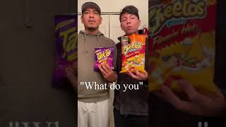 HOT CHEETOS VS TAKIS 🤔👀 [upl. by Reivazx]