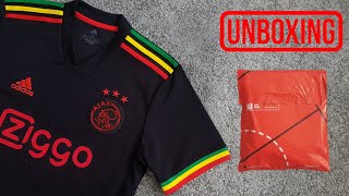 Unboxing 202122 Ajax third shirt Bob Marley edition amp Review [upl. by Engracia]