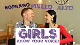 Female Voice Classification  Are you a SOPRANO MEZZO or ALTO singer [upl. by Yhtorod]