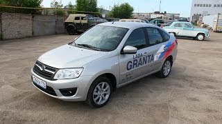 2014 Lada Granta Liftback Start Up Engine and In Depth Tour [upl. by Eekcaj]