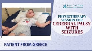 Physiotherapy session for the cerebral palsy at SCCI  Stem Cell Therapy for Cerebral Palsy [upl. by Perl325]