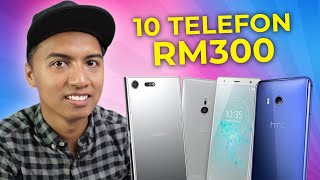 10 TELEFON EXFLAGSHIP BAWAH RM300 [upl. by Wren]