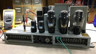 Western Electric 142A 142 Tube Amplifier Restoration  BG078 [upl. by Anoiuq]