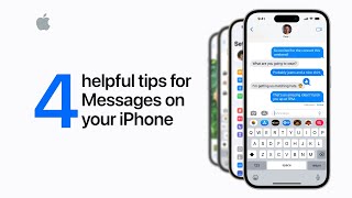 Four helpful tips for Messages on your iPhone  Apple Support [upl. by Wauters]