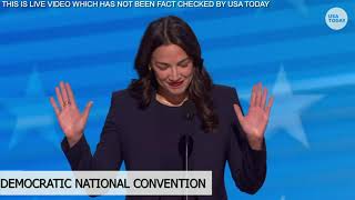 AOC speech at 2024 DNC America has rare and precious opportunity to elect Kamala Harris Tim Walz [upl. by Kara]