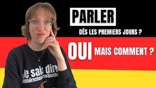 🇩🇪 Parler dès les premiers jours  la super astuce pour bien débuter en allemand [upl. by Olotrab]