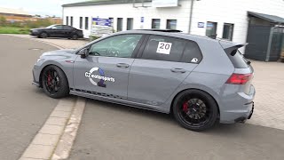 465HP Volkswagen Golf 8 GTI Clubsport 45 Jahre  Exhaust Sounds amp Drag Racing [upl. by Nalliuq]