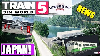 Train Sim World 5  JAPANISCHE STRECKE kommt  Tadami Line mit Kiha 40  TSW 5 Season of Reveals [upl. by Yrevi]