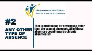 Excused Unexcused and Exempt Absences WCSD [upl. by Apgar]