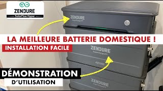 Zendure Hyper  Réinstallation de la batterie domestique et tests de charge et décharge [upl. by Charlene]