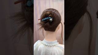 Beautiful Hair Style Girl Easy hairhacks hairtutorial hair hairstyle [upl. by Jael]