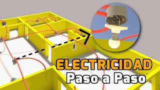 ELECTRICIDAD PARA PRINCIPIANTES Circuito de Iluminacion  Paso a Paso [upl. by Ennad]