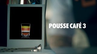 POUSSE CAFÉ 3 DRINK RECIPE  HOW TO MIX [upl. by Reiniar637]