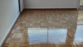 rénovation dun parquet mosaïque type noël [upl. by Jarin]