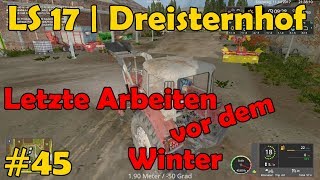 LS 17  DreisternhofJahreszeiten 45  Letzte Arbeiten vor dem Winter [upl. by Aisnetroh]