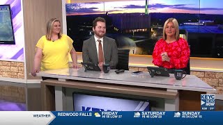 Kelsey Barchenger says goodbye to KEYC News Now [upl. by Ellenuahs]