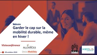 Webinaire  Garder le cap sur la mobilité durable même en hiver [upl. by Linskey]